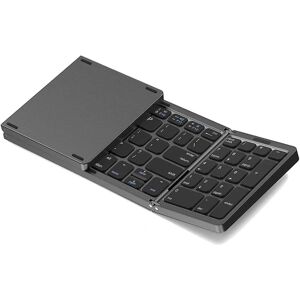 Sammenfoldeligt Bluetooth-tastatur, USB genopladeligt trådløst tastatur til Ios, Android, Windows Pc Laptop