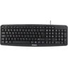 Deltaco tastatur, nordisk layout, USB, sort