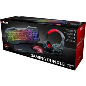 Trust 23148 kit gaming gxt 1180rw auriculares/teclado/ratón/alfombrilla