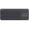 Teclado inalámbrico Logitech K400 Plus Negro