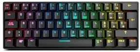 Teclado Mecanico Wireless Krom Kluster Rgb Tkl/Outemu Rojo  Nxkromklstrsp