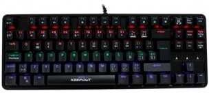 Teclado Keep Out F105 Gaming Mecanico Rgb Negro F105