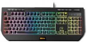 Teclado Krom Kuma Semi Mecanico Gaming Negro Nxkromkuma