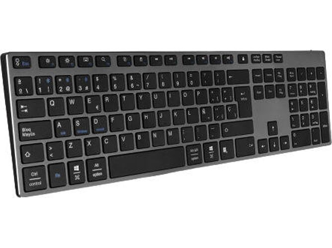 SUBBLIM Teclado SUBBLIM Advance Bluetooth (Plateado)