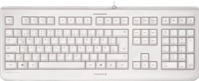 CHERRY Teclado CHERRY KC 1068 (Con Cable - Layout Francés - Teclado Numérico)