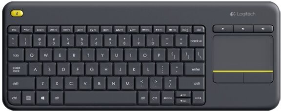 Logitech Teclado LOGITECH K400 Plus (Inalámbrico - Español)