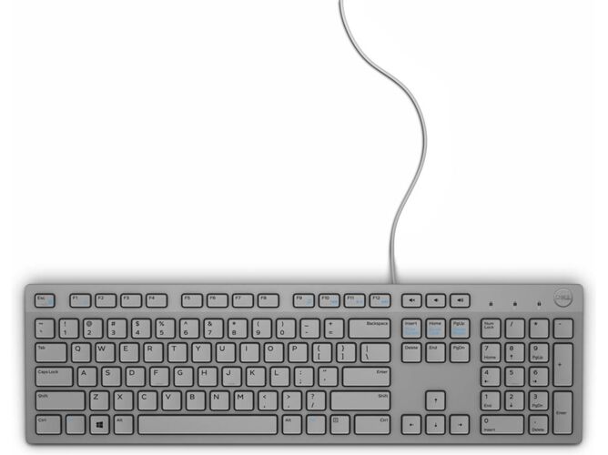 Dell Teclado DELL KB216 (Con Cable - Layout Alemán - Teclado Numérico)