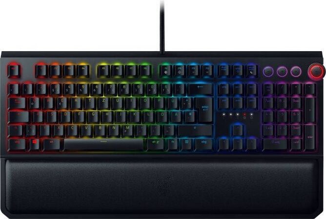 Razer Teclado RAZER BlackWidow Elite (Con Cable - Layout Alemán - Teclado Numérico)