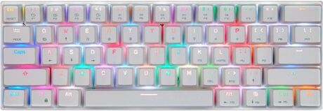 MOTOSPEED Teclado Gaming MOTOSPEED CK62 Blanco