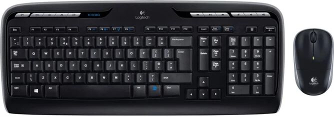 Logitech Teclado LOGITECH MK330 (Inalámbrico - Layout Belga - Teclado Numérico)