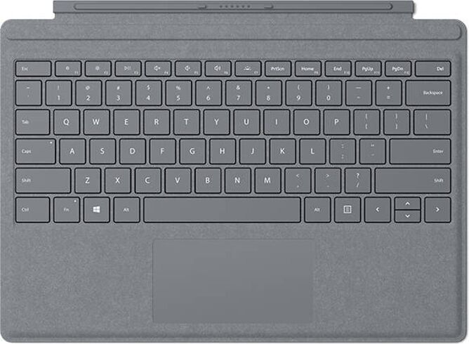 Microsoft Teclado para Tablet MICROSOFT Signature Type Cover (Surface Pro - Gris)