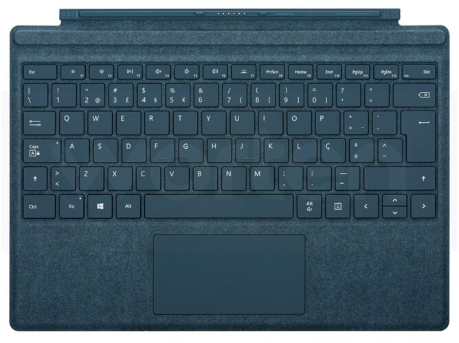 Microsoft Funda Teclado MICROSOFT Signature Type Cover (Surface Pro - Idioma Portugués - Azul)