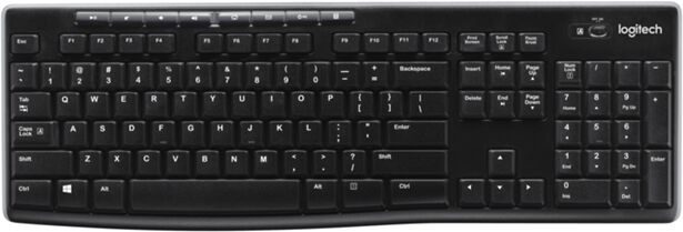 Logitech Teclado Logitech K270 (Inalámbrico - Layout US - Teclado Numérico)