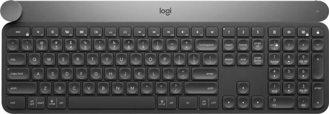 Logitech Teclado LOGITECH Craft (Inalámbrico - Idioma US - Negro)