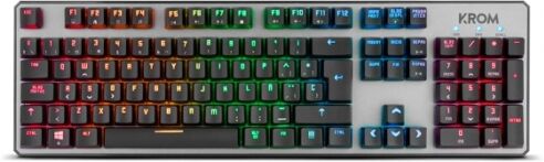 KROM Teclado Gaming KROM Kernel RGB (Mecánico - Idioma Español - Iluminado)