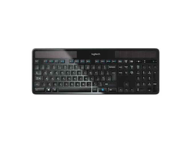 Logitech Teclado LOGITECH K750 (Inalámbrico - Layout UK - Teclado Numérico)