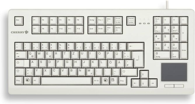 CHERRY Teclado CHERRY G80-11900 (Con Cable - Layout US - Teclado Numérico)