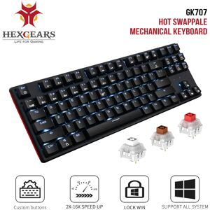 HEXGEARS Commutateur mécanique de boîte de Kailh de clavier de Gamer de clé de hexengrenages GK707 87 Anti