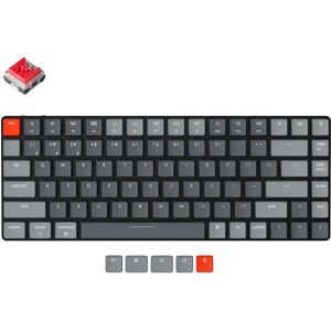 Keychron-Clavier mecanique sans fil ultra-mince  profil bas  commutateur optique remplacable a