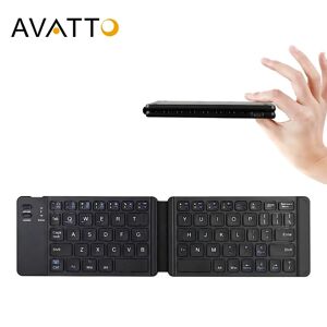 AVATTO ? Mini clavier pliable sans fil Bluetooth  leger et pratique  pour tablette  telephone