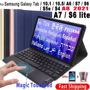 eAmpang TouchSub-Étui clavier pour Samsung Galaxy Tab  A8  2022  A7  2020  10.4 A  10.1  2019  10.5  Horizon