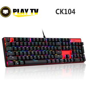 Motospeed Motomagazines ed-Clavier mécanique de jeu CK104  anglais  interrupteur rouge et bleu  filaire en