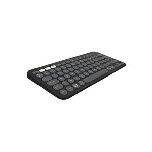 Logitech Pebble Keys 2 K380s clavier sans fil Bluetooth multidispositif - Graphite - Publicité