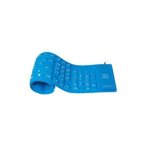 2direct LogiLink Flexible Waterproof - Clavier - PS/2, USB - QWERTZ - Allemand - bleu - Publicité