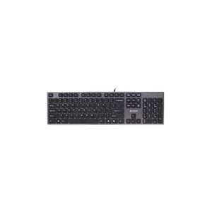 A4Tech KV-300H - Clavier - USB - QWERTY - US - gris, noir - Publicité