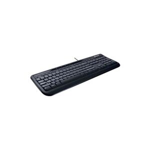 Microsoft Bureau filaire 600 for Business - Ensemble clavier et souris - USB - Allemand - noir - Publicité