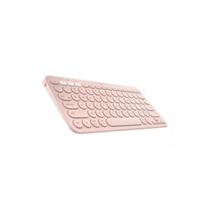 Logitech K380 Multi-Device Bluetooth Keyboard - Clavier - sans fil - Bluetooth 3.0 - Nordique (Danois/Finnois/Norvégien/Suédois) - rose - Publicité