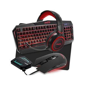 Amstrad Pack Pro Gamer REDEMPTION-SWITCH007: Clavier, Souris, tapis, Casque & convertisseur PC PS3/4 XBOX 360/ONE/S/X SWITCH - Publicité