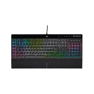 Corsair Clavier K55 RGB Pro CH-9226765-DE Filaire USB QWERTZ DE Noir - Publicité