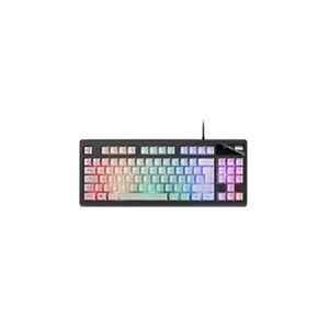 Marsgaming Clavier Mars Gaming MKAXWFR Avec Fil USB Ergonomic Jouer RGB Blanc Noir - Publicité