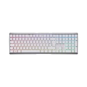 3.0S - Clavier - backlit - sans fil - 2.4 GHz, Bluetooth 5.2 - QWERTZ - Allemand - commutateur : CHERRY MX Brown - blanc - Publicité