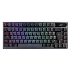 Asus ROG Azoth - Clavier - 75 %, remplaçable à chaud - avec affichage OLED - backlit - sans fil - 2.4 GHz, Bluetooth 5.1, USB 2.0 - QWERTY - US - - Publicité