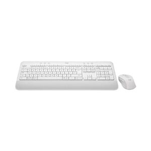 Logitech Signature MK650 Combo for Business - Ensemble clavier et souris - sans fil - 2.4 GHz, Bluetooth LE - QWERTY - International US - blanc cassé - Publicité