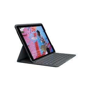 Logitech Etui clavier Slim Folio pour iPad 9ème génération, 8ème génération et 7ème génération sans fil Noir - Publicité