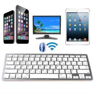 Mini clavier russe sans fil Bluetooth 3.0 mince pour Mac Windows PC tablette - Publicité