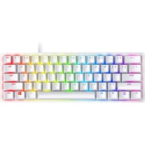 TOMTOP Razer Huntsman Mini clavier mécanique interrupteur optique linéaire 61 touches clavier RVB filaire pour ordinateur portable PC argent - Publicité