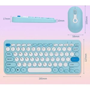 TOMTOP Ensemble clavier et souris sans fil 2.4G, ergonomique, Compact, silencieux, pour ordinateur et ordinateur portable - Publicité