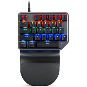 Clavier de Jeu Mécanique Filaire à 27 Touches MOTOSPEED K27 avec Rétro-éclairage RGB, Ergonomie et Contrôle à une Main