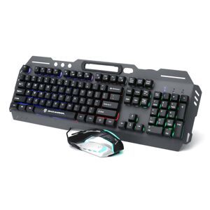 Banggood Clavier filaire GT700/GK70 avec 104 touches, rétro-éclairage RGB, combo clavier souris gaming pour PC portable - Publicité