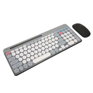 Diyeeni Clavier et Souris sans Fil Slim Combo, Ensemble Clavier et Souris D'Ordinateur sans Fil Compact pour Win, Ordinateur, Ordinateur de Bureau, PC, Ordinateur Portable (Black) - Publicité