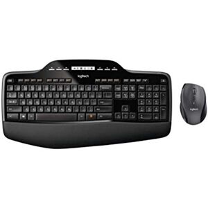 Logitech MK710 Combo Clavier et Souris sans Fil, Clavier QWERTY UK Noir - Publicité