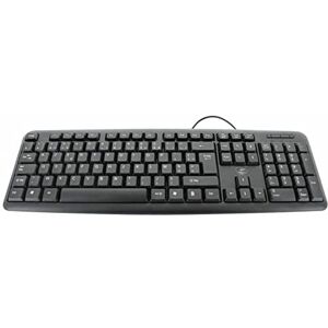 Mobility Lab ML300450 Clavier Filaire Deluxe Keyboard, Ergonomique au Design Elégant et Moderne, Touches Souples et Silencieuses, Connexion Standard USB et Disposition AZERTY, Noir - Publicité