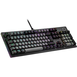 Cooler Master CK352 Clavier Mécanique Gaming, AZERTY FR Red Switches, Rétroéclairage & Bandes Lumineuses RGB par Touche, Keycaps Personnalisables Pleine Taille, Filaire - Publicité