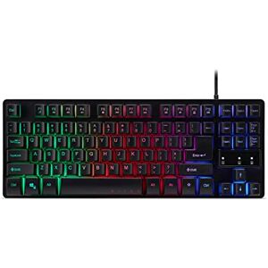 Acer Clavier Nitro Gaming TKL, Clavier Gaming 80% À Membrane, Clavier Pour Ordinateur PC, USB, Noir - Publicité