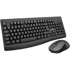 Bluestork Pack Clavier Souris sans Fil Rechargeable, Clavier sans Fil 12 Touches Multimédia, Souris Ergonomique sans Fil 1600 DPI, Design Ergonomique,90h autonomie, Compatible sur Windows AZERTY - Publicité