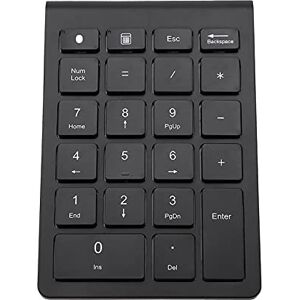 KIMISS Mini pavé Numérique Clavier Numérique Noir Abs Noir 22 Touches Mini pavé Numérique sans Fil Bluetooth Clavier Numérique pour Os X Pc - Publicité